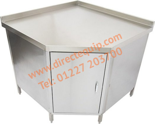 Stainless Steel Corner Cupboard